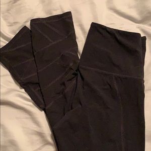 Athleta XXS mesh bottom leggings